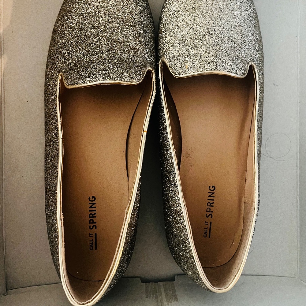 Call It Spring Sparkle Slip-On Shoes